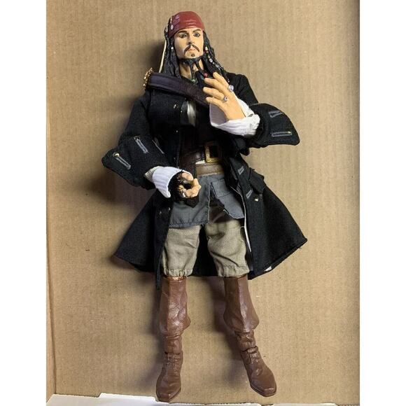 Jack Sparrow Pirates Of Caribbean Figurine Flexible - Picture 6 of 8